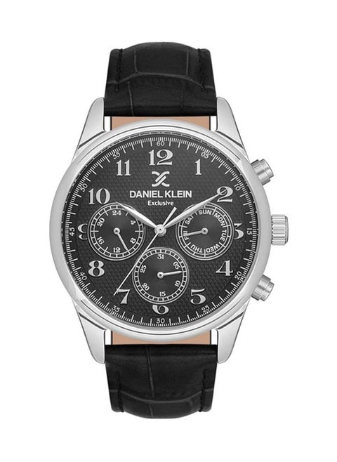 Leather Chronograph Watch DK.1.13550-1