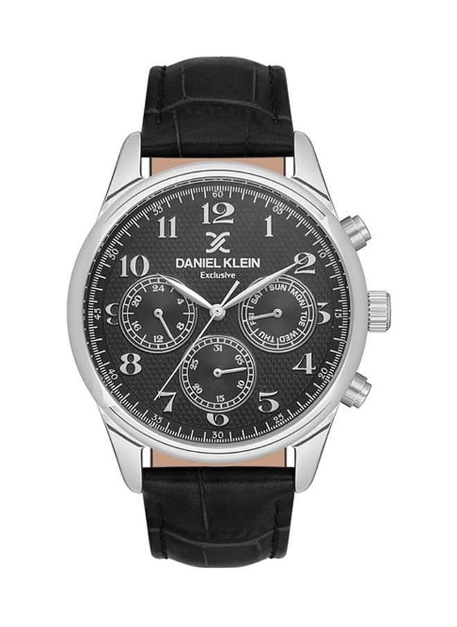 Leather Chronograph Watch DK.1.13550-1