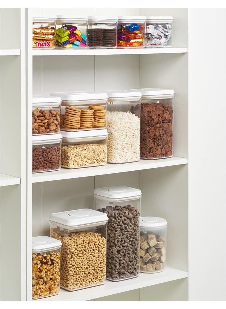 Homesmiths - Homesmiths Airtight 1 Liter Rectangle Food Popup Container - Image 1