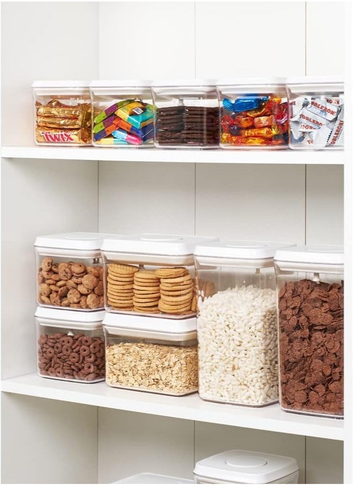 Homesmiths - Homesmiths Airtight 1 Liter Rectangle Food Popup Container - Image 1