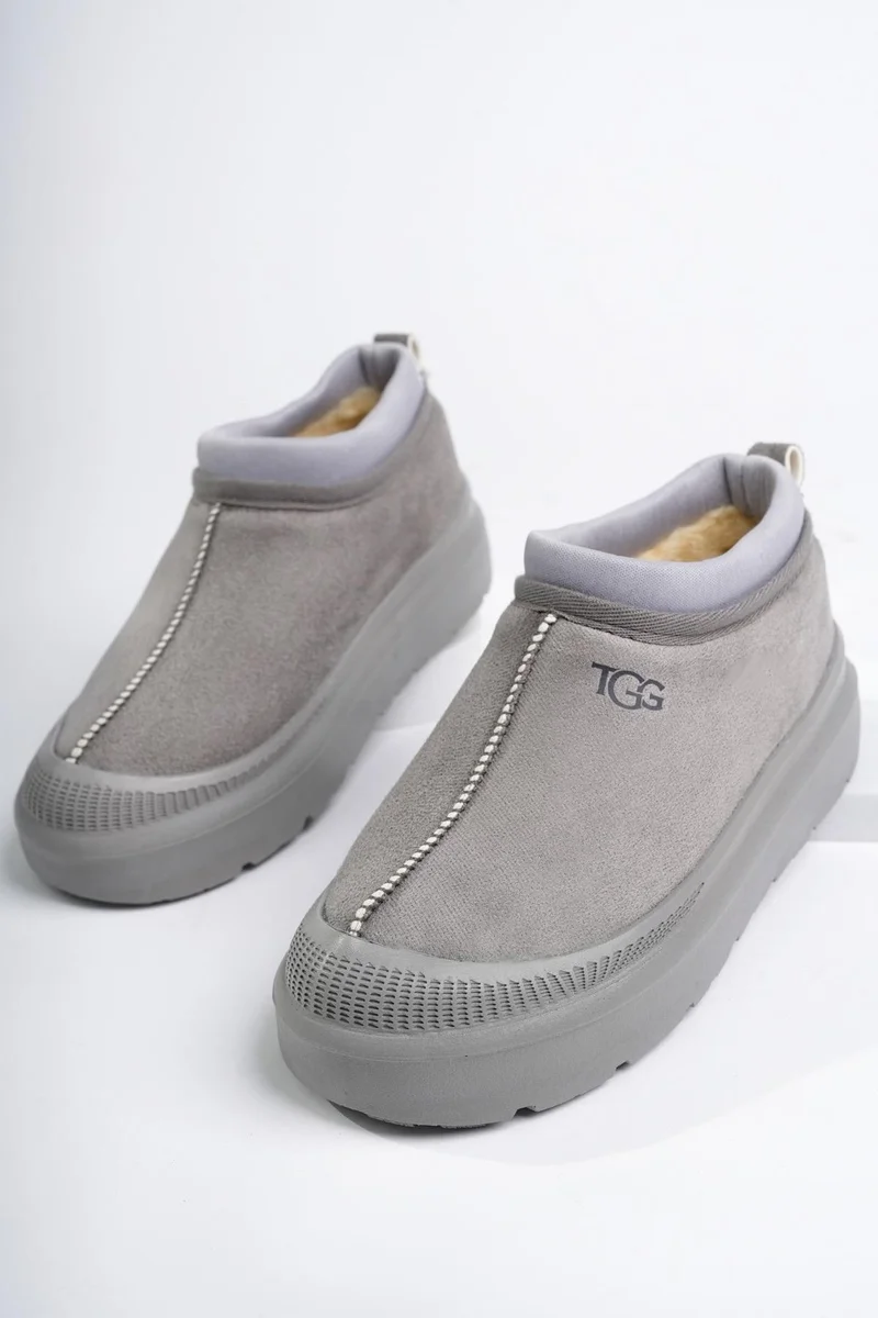 موغو Luuq Guaranteed Women's Thick Sole Furry Daily Mini Ankle Boots