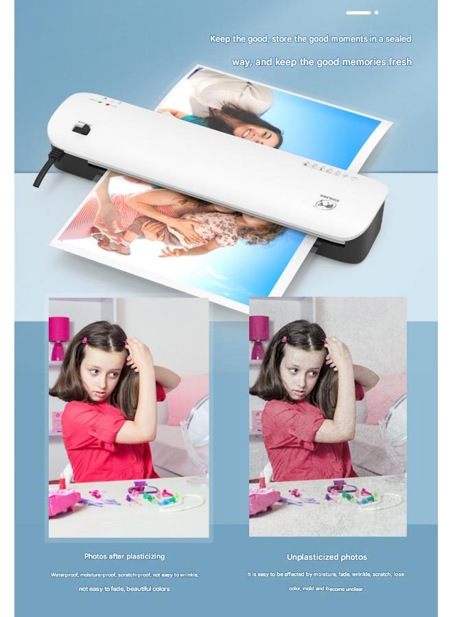 OSMILE OSMILE SL399 Desktop Laminator Set, 3" 15" 16" 17" / 8" / A4 /A3 Universal Size Hot and Cold Laminator 2 Roller System Max Width 9" Suitable for A4/A5/A6 Laminating Bags Suitable for Home Office School Supplies  - Image 2
