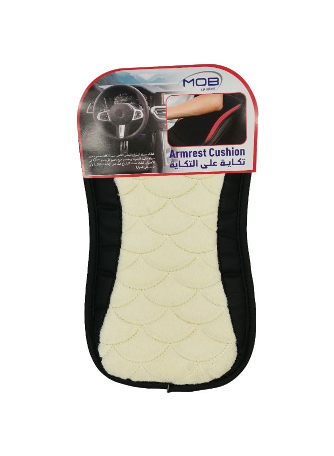 موب وسادة مسند ذراع السيارة: دعم ناعم للمرفق من الإسفنج الذكي (Memory Foam)، غطاء للكونسول الوسطي، مقاوم للتآكل، ومناسب لجميع السيارات. - Image 4