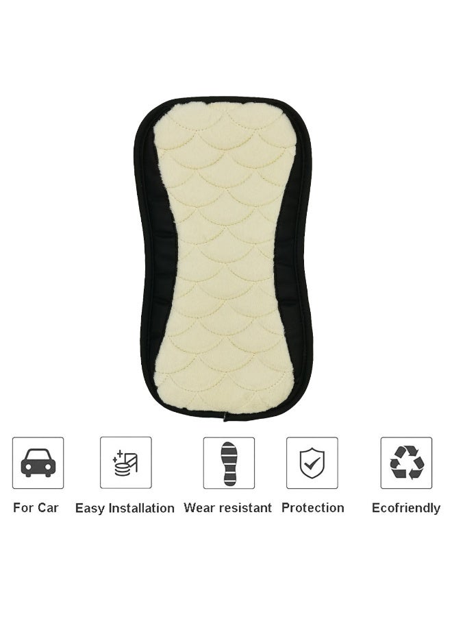 موب وسادة مسند ذراع السيارة: دعم ناعم للمرفق من الإسفنج الذكي (Memory Foam)، غطاء للكونسول الوسطي، مقاوم للتآكل، ومناسب لجميع السيارات. - Image 2