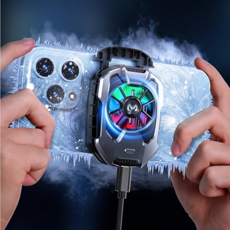 Phone Coolers Mobile Gaming Radiator with Even Heat Distribution Live Streaming - Image 2