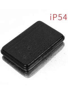 Excefore Micro SD Card Holder Case, Waterproof SD Card Storage Box Memory Card Case Holder Box with 8 Slots Aluminum Shock Resistant Carrying Box Holder for SD SDHC MMC Micro SD TF Cards (Black)  - Image 3
