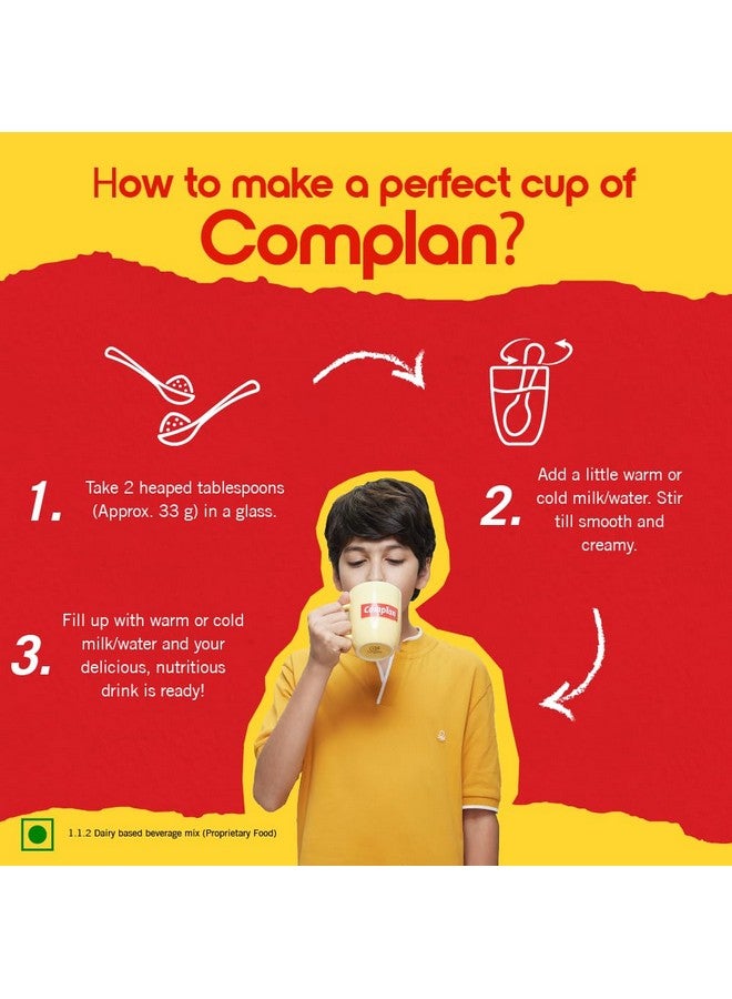 Complan Complan Nutrition Drink Powder for Children, Creamy Classic Flavour, 500 g Jar | Nutrition drink for kids with protein & 34 vital nutrients  - Image 5