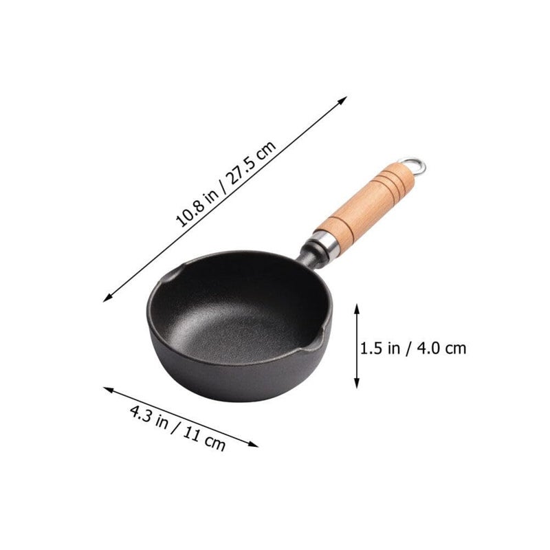 Cast Iron Butter Melting Pot Frying Pan For Cooking Oil Warmer 27 50X11 00X4 00CM - Image 4