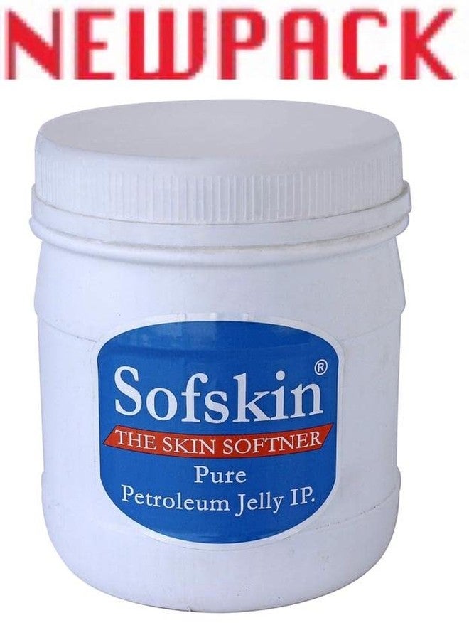 Sofskin White Petroleum jelly IP, 500 gm, No Smell.100% Pure & Safe, pH 5.5, No skin allergy, for - Psoriasis, cracked heels, face & chapped lips, Diaper Rash, Bed sores, Dry Skin, Bruises, small burns - Exp. 5 yrs. Made in India, Export Surplus. (See Our Photos & Video). - Image 4