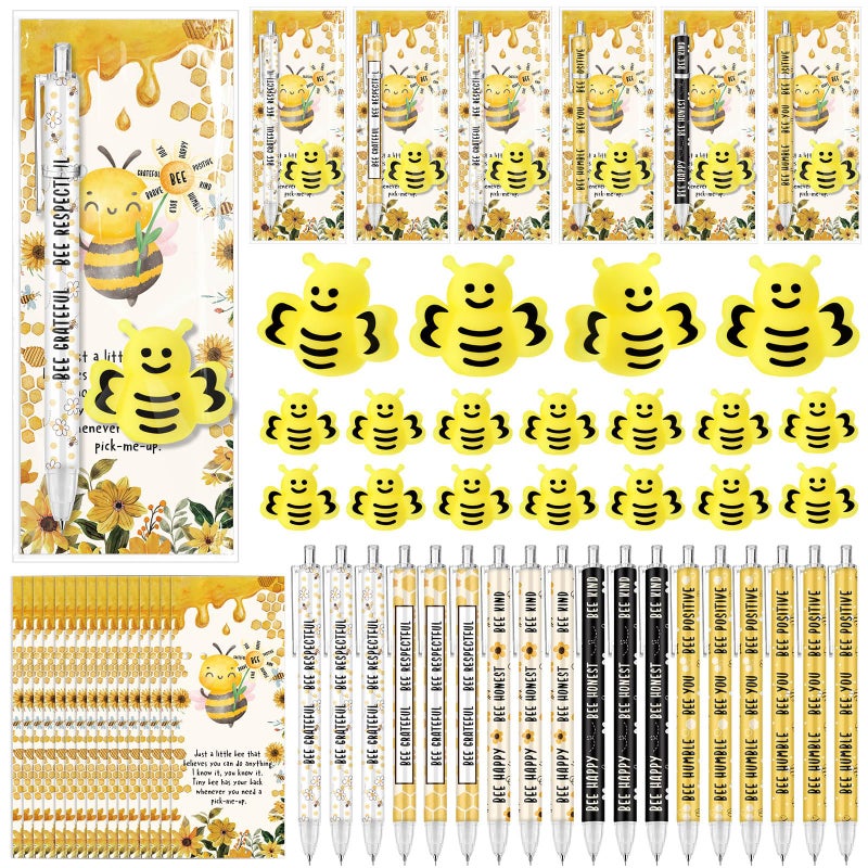 TecUnite 24 Sets Inspirational Gifts Bulk for Coworker Employee Appreciation Capybara Pencils Support with Stress Ball Positive Cards for Teacher Team Funny Office Gifts - Image 1