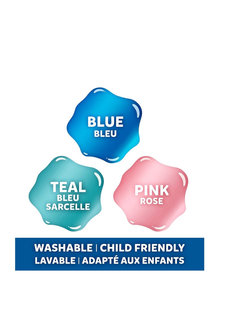 Elmers غراء إلمر المعدني PVA | أزرق مائل إلى الأخضر | 147 مل | قابل للغسل وصديق للأطفال | غراء معدني لفنون لافتة للنظر | رائع لصنع السلايم عبوة -1 - Image 2