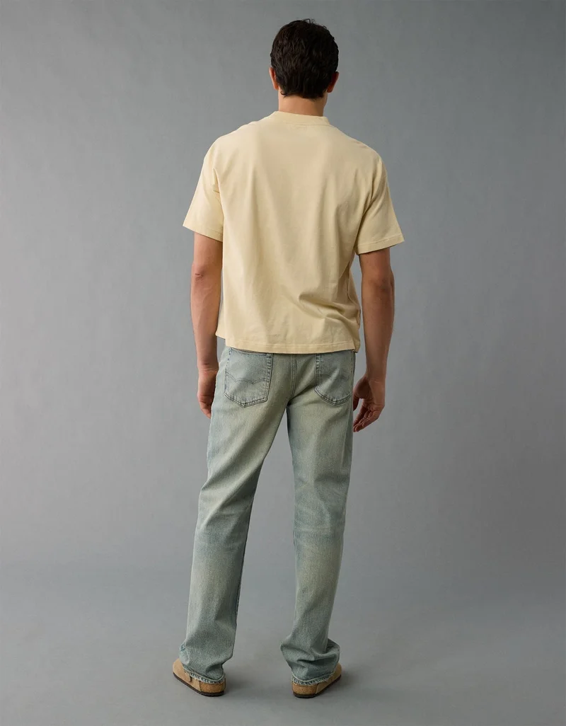 امريكان ايجل تي-شيرت فضفاض مزين بطبعة