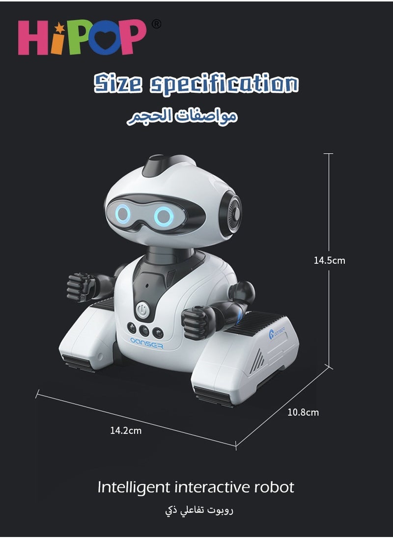 HIPOP Intelligent RC Robot with Gesture Sensing,Programmable,Support Expansion Accessories,Singing and Dancing,Children's Science and Education Toys Gift Interactive Robot  - Image 4