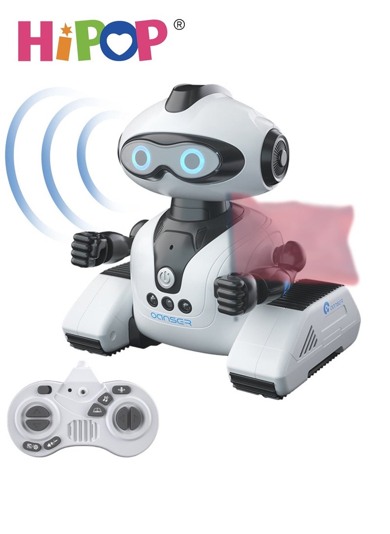 HIPOP Intelligent RC Robot with Gesture Sensing,Programmable,Support Expansion Accessories,Singing and Dancing,Children's Science and Education Toys Gift Interactive Robot  - Image 1
