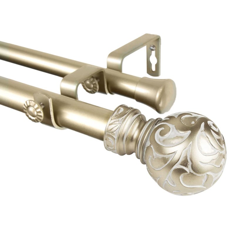 Rod Desyne Rod Desyne 1 Cypress Double Curtain 160240 Gold