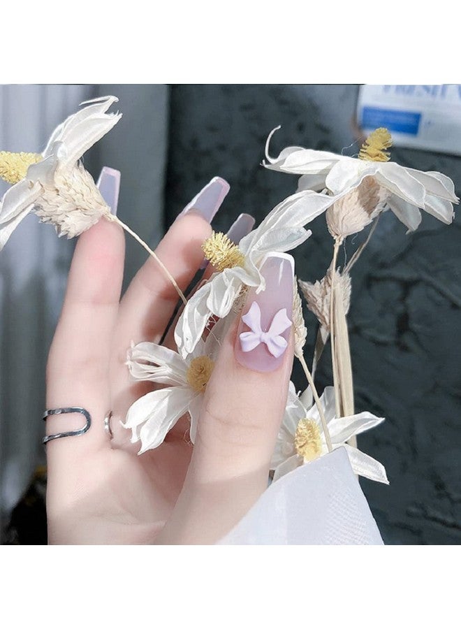 ASVNRES 9 Colors 3D Bow Nail Art Decorations 100Pcs Colorful Bowknot Nail Accessories 3D Bows Nail Charms For Acrylic Resin Flatback Nail Art Design - Image 4