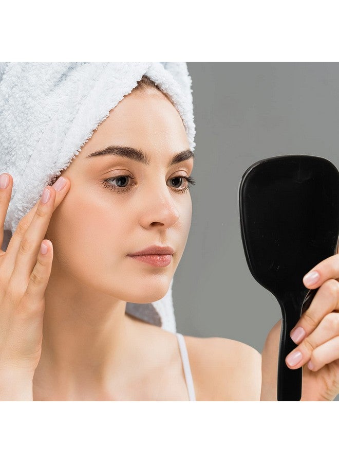 Vinsot Hand Handheld Mirror With Handle Plastic Compact Travel Makeup Cosmetic Mirror Small Personal Portable Hand Held Mirror For Home Vanity Camping 7.09 X 3.15 Inches 6 Colors (50 Pieces) - Image 4