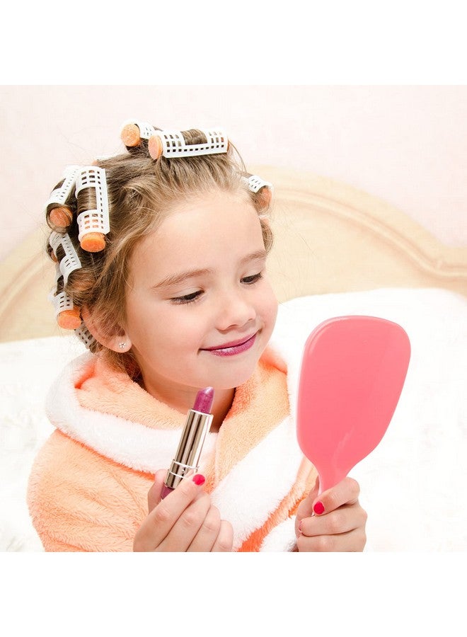 Vinsot Hand Handheld Mirror With Handle Plastic Compact Travel Makeup Cosmetic Mirror Small Personal Portable Hand Held Mirror For Home Vanity Camping 7.09 X 3.15 Inches 6 Colors (50 Pieces) - Image 5