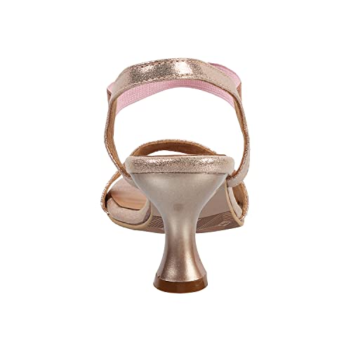 Metro Womens Synthetic Rose Gold Sandals (Size (7 UK (40 EU)) - Image 3