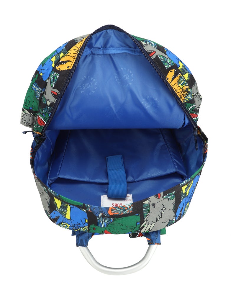 CUBS Dinosaur Print Waterproof Kids 36L Backpack with zip closure Ideal for 8-15 years age group, Compatible with 15" Laptop - Image 4