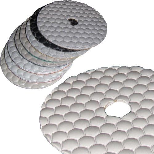 STADEA STADEA Diamond Polishing Pads 5 Dry 7 Pcs Set For Granite Concrete Travertine Stone Terrazzo polishing 