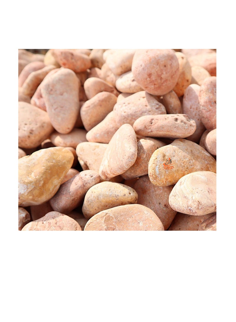 KNP Red Forest River Stone Natural Garden Material 3-5 cm 10 kg - Image 1