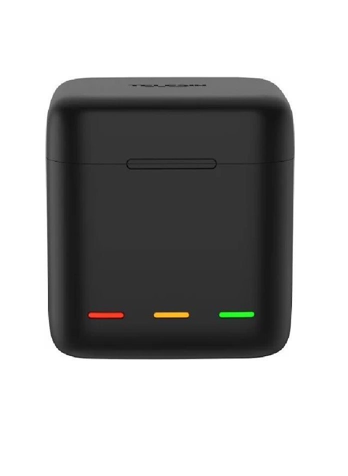 Original Action Camera Battery Charger – 3-Way Fast Charging with Type-C Cable | Compatible with Models 13 / 12 / 11 / 10 / 9 - Image 2