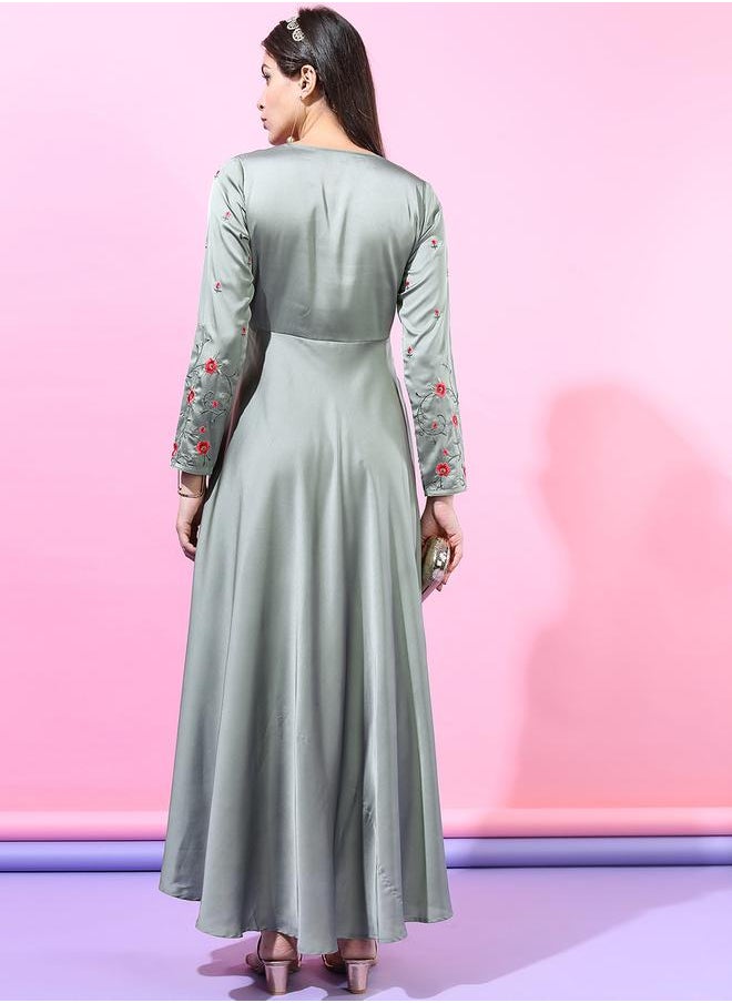 Vishudh Floral Embroidered Dress  - Image 3