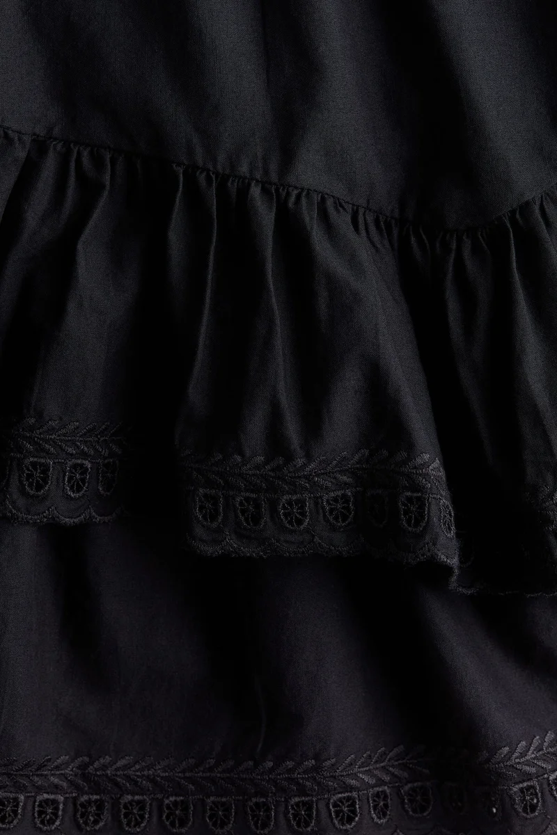 H&M Broderie anglaise tiered skirt