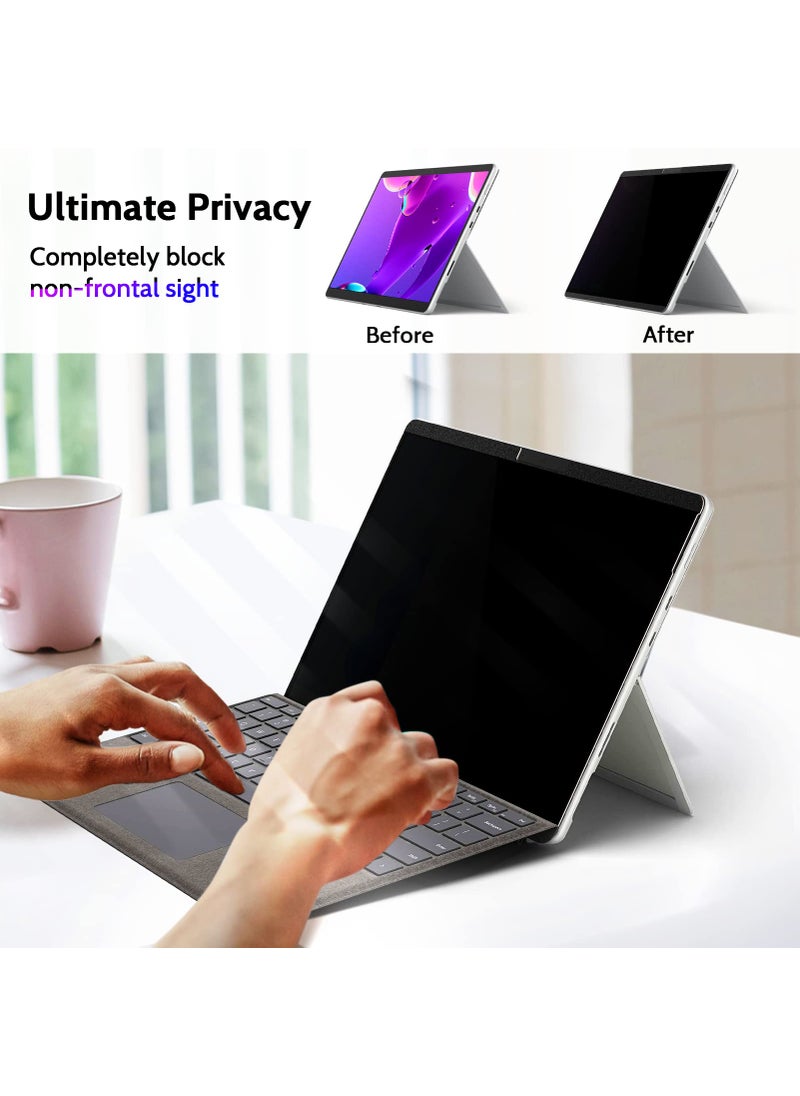 Peslv Peslv Magnetic Privacy Screen for Surface Pro 11/10/9/8/X 13 Inch, Removable Anti Blue Light Glare Filter, Black Security Private Apy Block Protector  - Image 2