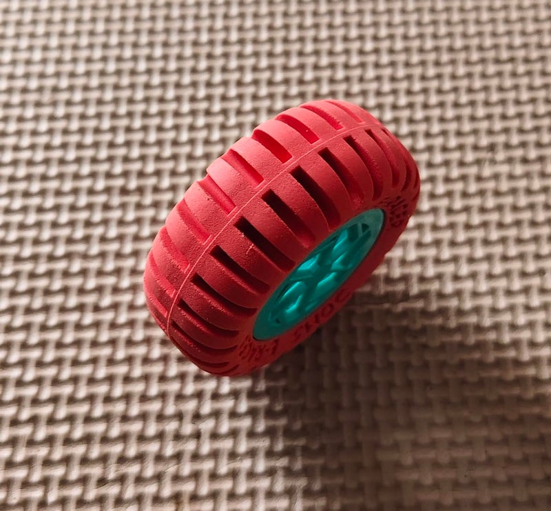 ERacer Tyre Shape Eraser 2 inch Red Colour 2 Pcs