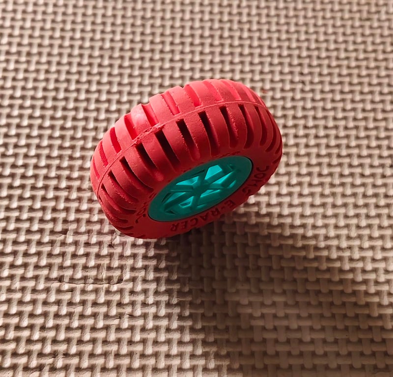 ERacer Tyre Shape Eraser 2 inch Red Colour 2 Pcs