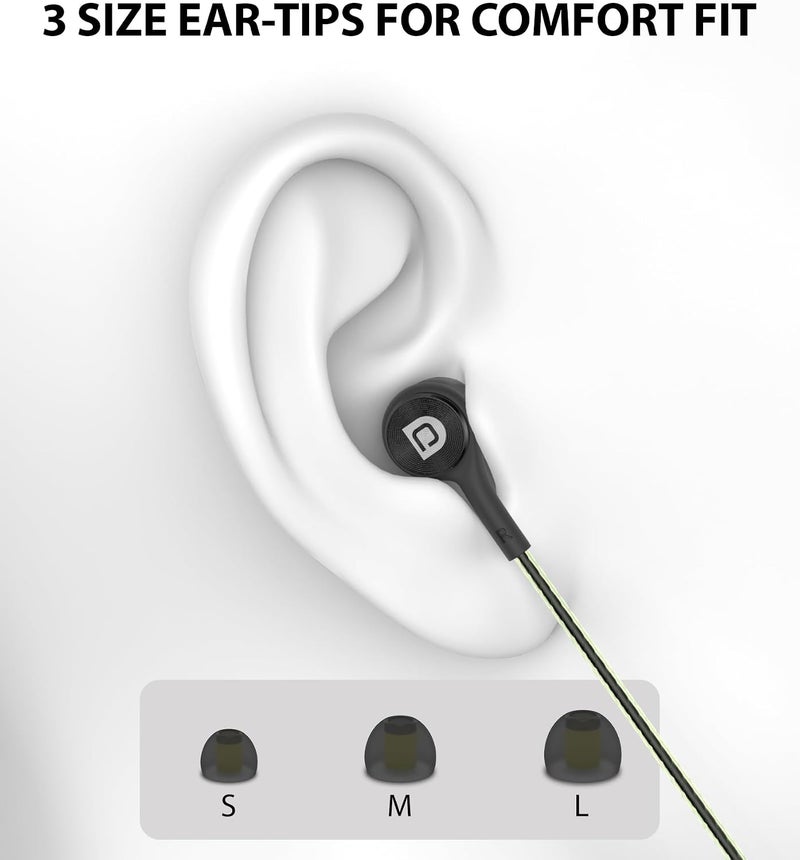 iMangoo USB C Headphones for iPhone 17 16 15 Wired Earbuds Plug in Ear Buds USBC Headphone Earphone Wire with Microphone Volume Control Cord Earphones for Gym Workout Sports Running Home Office School - Image 4