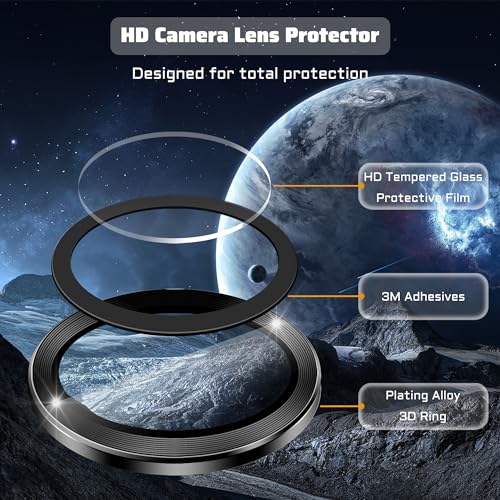 Fhyeugfy [2+1 Pack ] for Lenovo Idea Tab Pro 2025 Screen Protector with Camera Lens Protector,12.7 inch,Tempered Glass Film,HD Clear,Anti-Scratch,Bubble Free - Image 3
