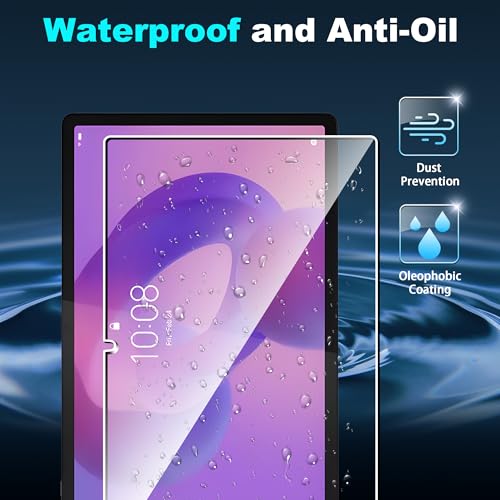 Fhyeugfy [2+1 Pack ] for Lenovo Idea Tab Pro 2025 Screen Protector with Camera Lens Protector,12.7 inch,Tempered Glass Film,HD Clear,Anti-Scratch,Bubble Free - Image 2