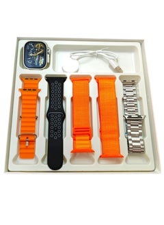 SP Smart Watch Ultra 5+1 AMOLED display With Health Fitness Tracker Sport Watch Supports 49MM-Orange  - Image 3