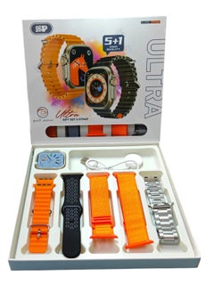SP Smart Watch Ultra 5+1 AMOLED display With Health Fitness Tracker Sport Watch Supports 49MM-Orange  - Image 2