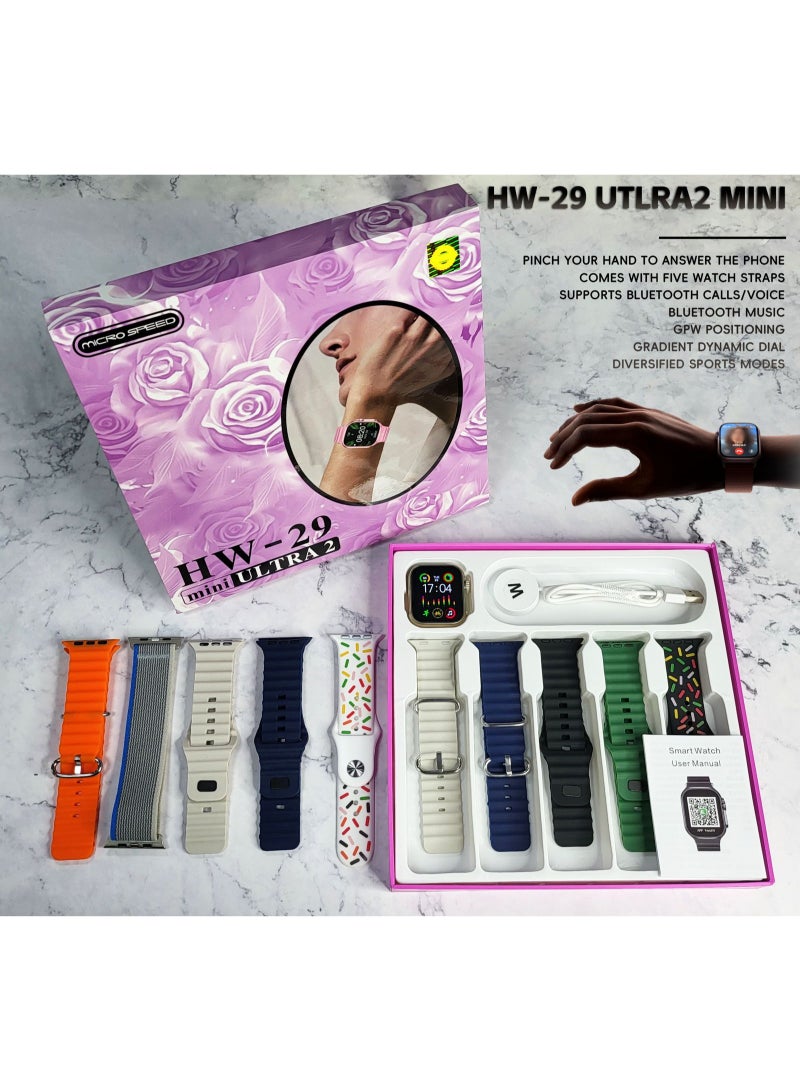 micro speed Smart Watch HW-29  AMOLED display Ultra2 With Health Fitness Tracker Sport Watch Supports 45MM-Multicolour  - Image 4