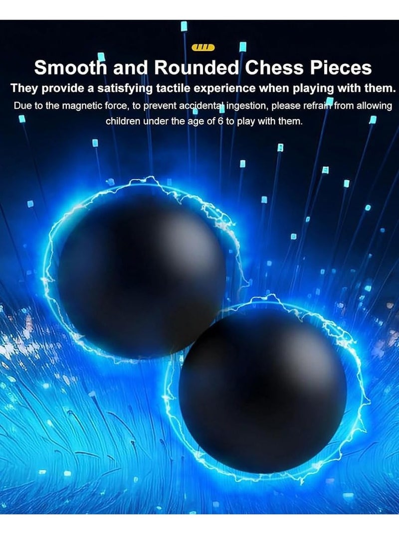 Interactive Magnetic Chess Set for Parent-Child Bonding: Enhance Family Fun with Enlightening Strategy Game on Desktop.