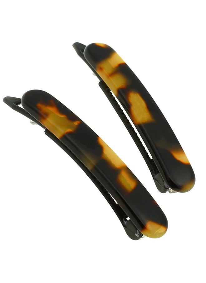 CAMILA - Camila Paris CP2240/2 French Hair Barrettes Clips for Women, Handmade, Girls Side Slide-in Barrette Clip, Hair Accessories for Women. Strong Hold No Slip Grip Fashion Durable Styling, Made in France - Image 1