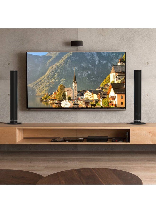 WALALLA Detachable Soundbar Speaker for TV, Bluetooth 5.0 Home Theater Audio System with 3 Placement Modes, Wall Mount or Tower Design, HDMI ARC, Optical, Coaxial, AUX, USB and Remote Control - Image 4