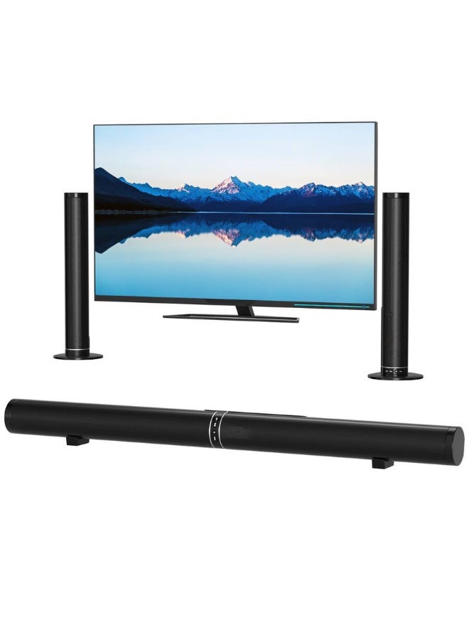 WALALLA Detachable Soundbar Speaker for TV, Bluetooth 5.0 Home Theater Audio System with 3 Placement Modes, Wall Mount or Tower Design, HDMI ARC, Optical, Coaxial, AUX, USB and Remote Control - Image 2