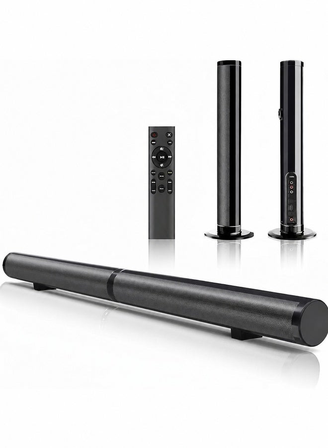 WALALLA Detachable Soundbar Speaker for TV, Bluetooth 5.0 Home Theater Audio System with 3 Placement Modes, Wall Mount or Tower Design, HDMI ARC, Optical, Coaxial, AUX, USB and Remote Control - Image 1