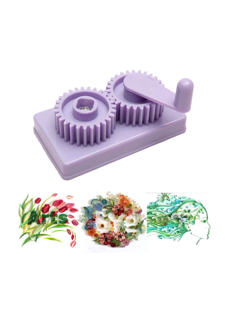 GGOOT Plastic Paper Quilling Crimper Machine Crimping Paper Craft Quilled DIY Art Tool Craft Card Kit - Image 1