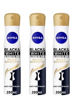 Pack Of 3 Nivea Black White Invisible Silky Smooth Deodorant Spray 200ml - pzsku/Z5FF55E240B558BDDD964Z/45/_/1717406655/f0d0da09-8b7f-4abd-a1d1-e0c6313a99b7