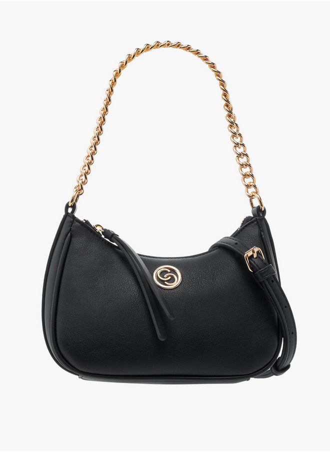 Celeste Textured Crossbody Bag with Zip Closure and Adjustable Strap  - Image 1