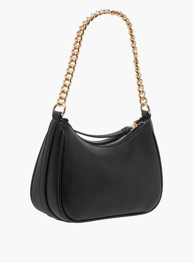 Celeste Textured Crossbody Bag with Zip Closure and Adjustable Strap