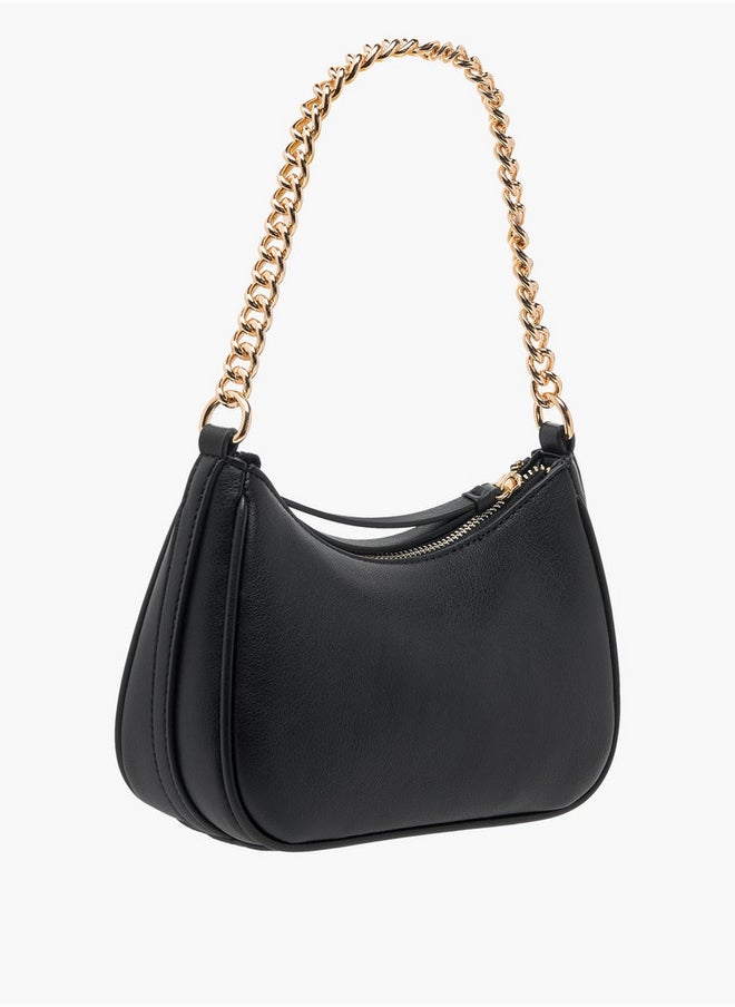 Celeste Textured Crossbody Bag with Zip Closure and Adjustable Strap  - Image 3