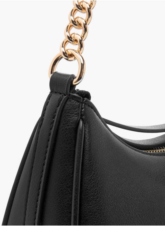 Celeste Textured Crossbody Bag with Zip Closure and Adjustable Strap  - Image 5