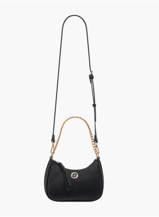 Celeste Textured Crossbody Bag with Zip Closure and Adjustable Strap  - Image 2